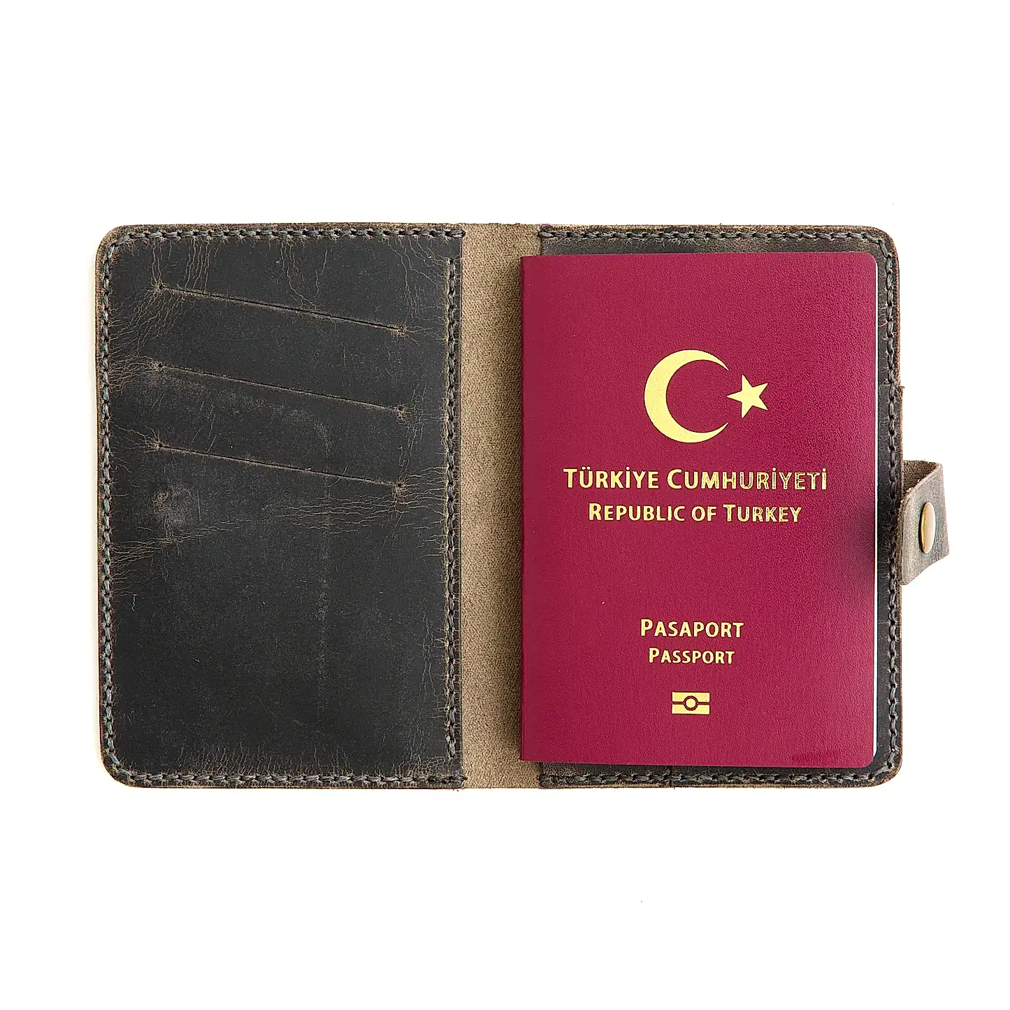 DERİ PASAPORT KILIFI - EFES