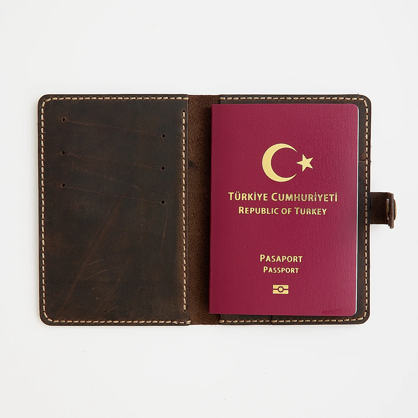DERİ PASAPORT KILIFI - EFES