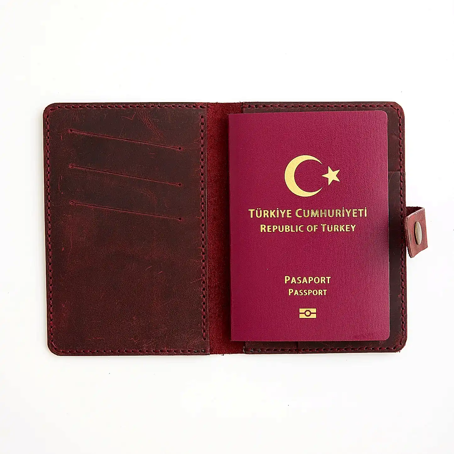 DERİ PASAPORT KILIFI - EFES