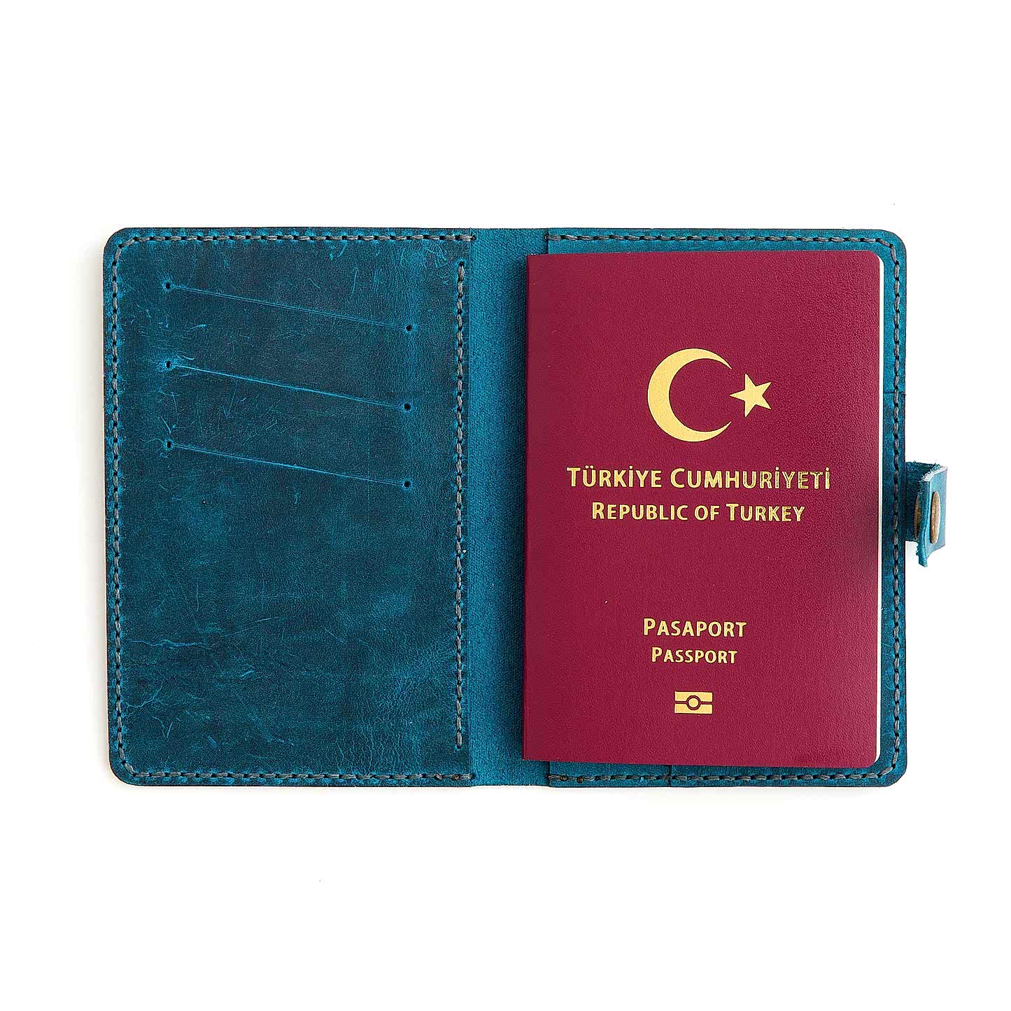 DERİ PASAPORT KILIFI - EFES