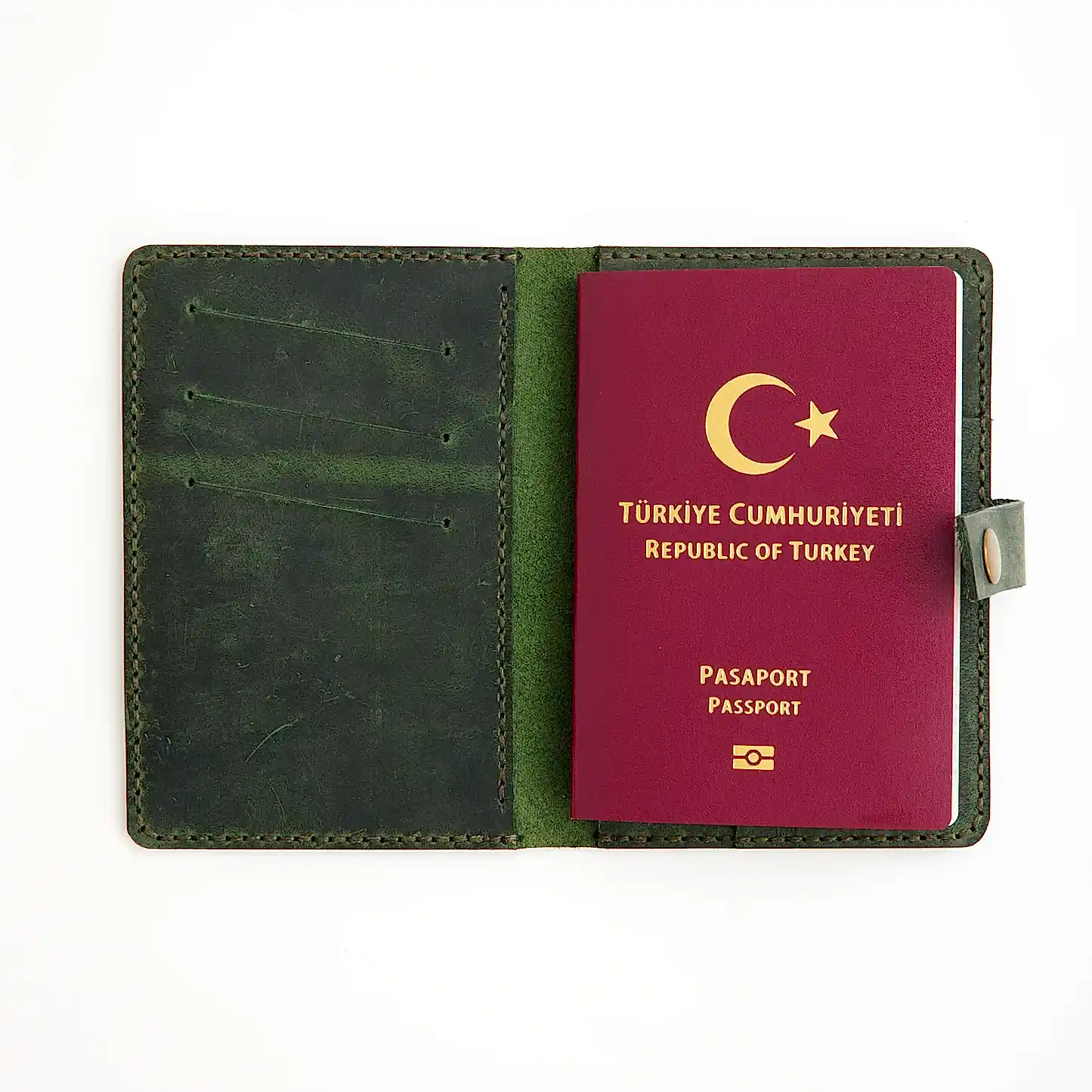 DERİ PASAPORT KILIFI - EFES