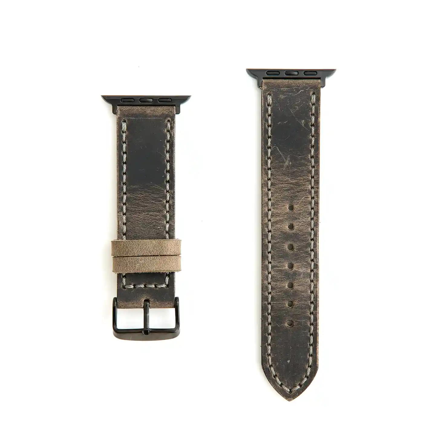 DERİ SAAT KORDONU - CHARLEROI - SİYAH