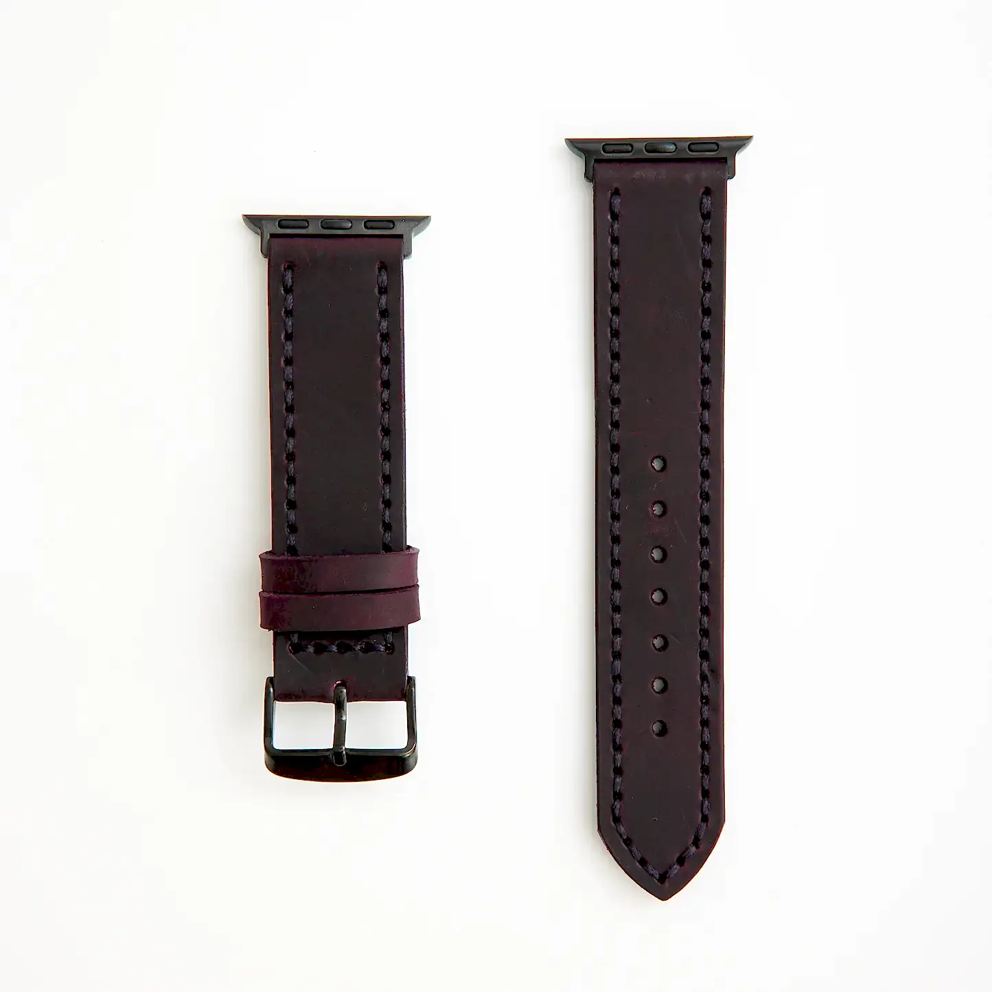 DERİ SAAT KORDONU - CHARLEROI - SİYAH