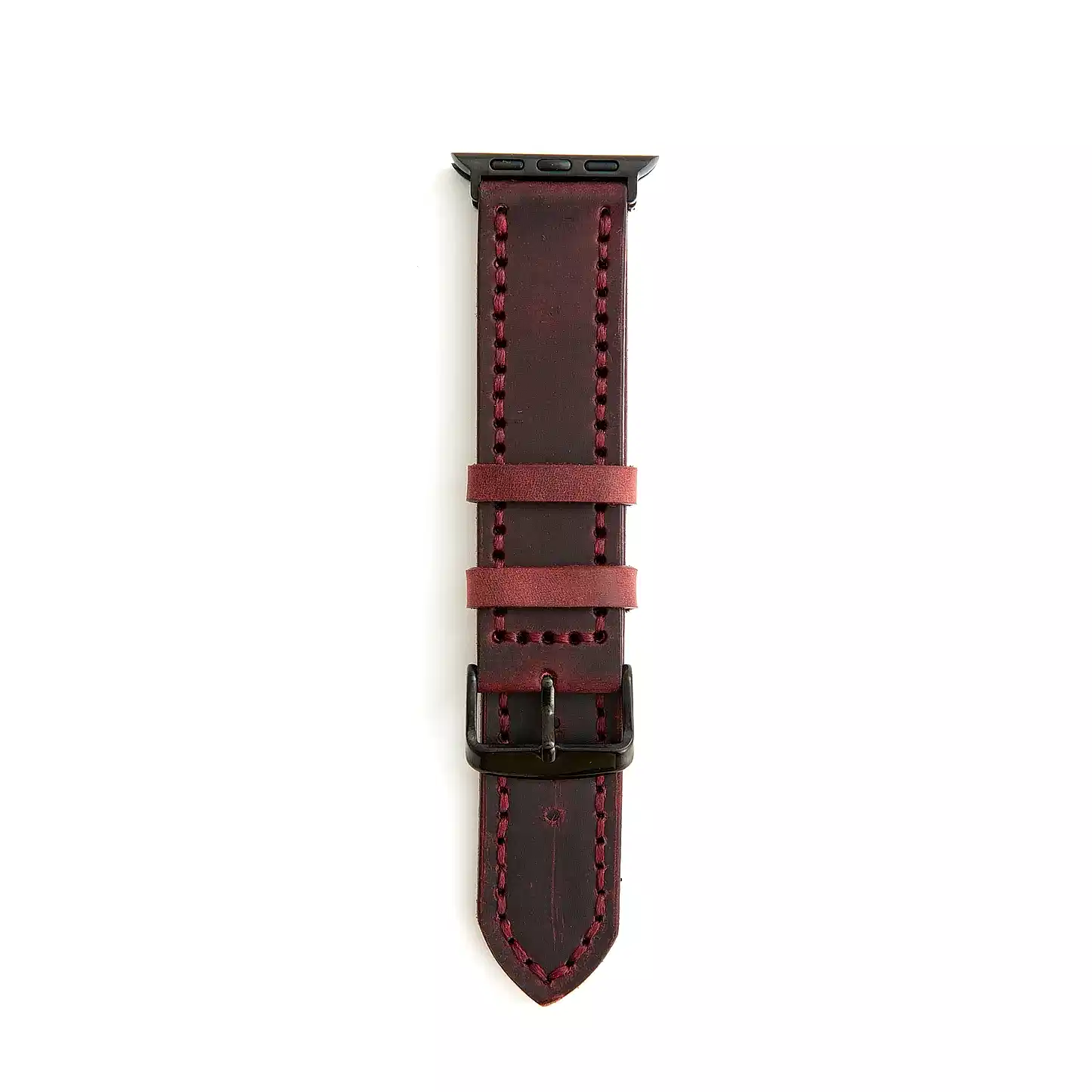 DERİ SAAT KORDONU - CHARLEROI - SİYAH