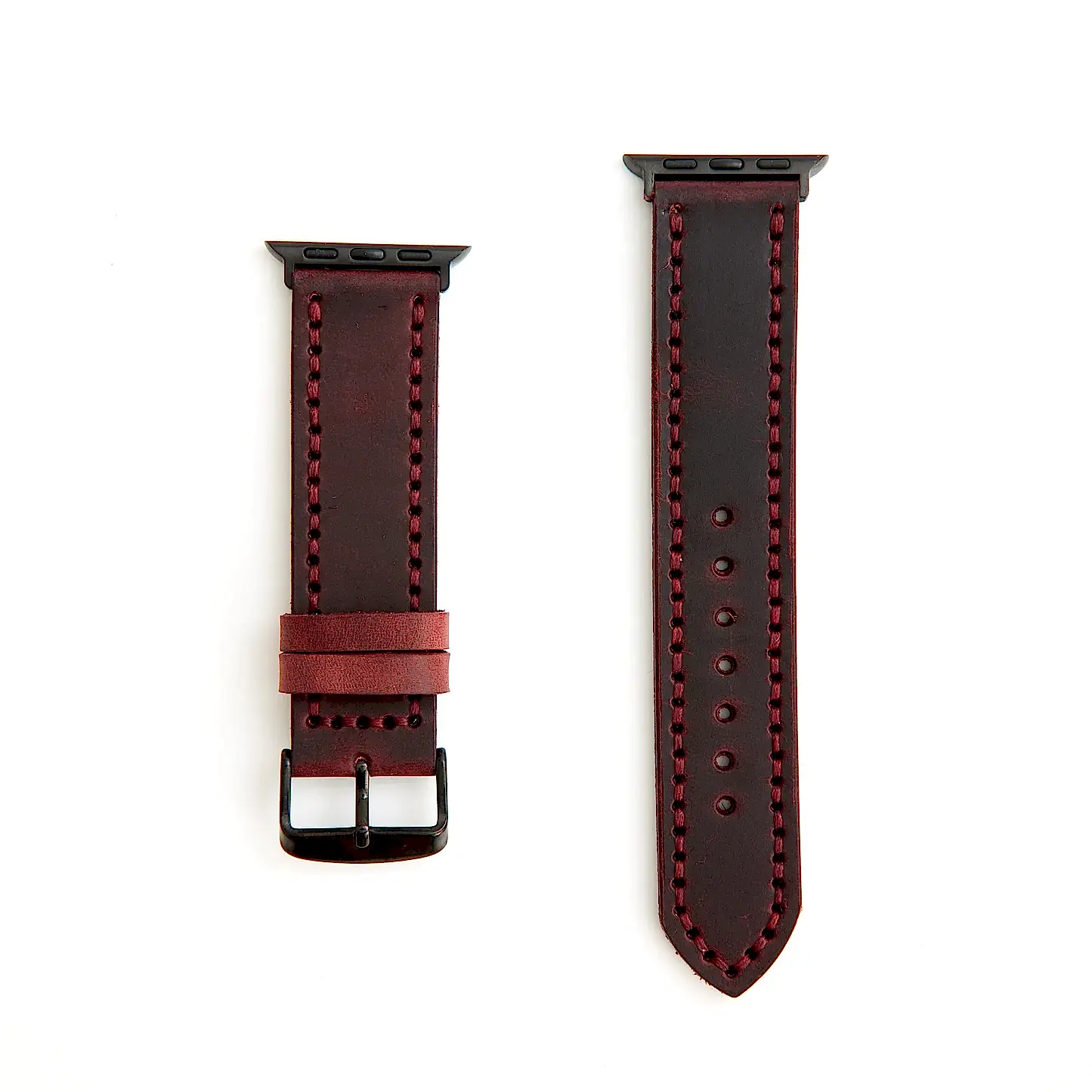 DERİ SAAT KORDONU - CHARLEROI - SİYAH